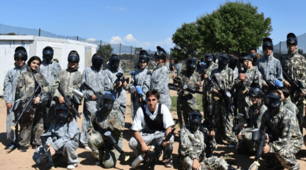 Campamento multiaventura en Alcalá de Henares con paintball